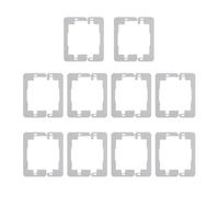 De Espaciadores De Salida: Diez Piezas De Acero Inoxidable, Juego De Cuñas Niveladoras De Alineación, De Soporte De Ajuste De Profundidad Del Receptáculo, Kit De Accesorios De Corrección