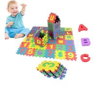de Espuma para Suelo, Alfombra de Juego de Espuma para niños 36 mosaicos, | Tapetes para niños Open Children's Minds Niños Niñas Pequeños Pr E: 12*12cm*36 piezas