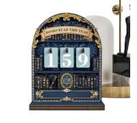 de estantería de madera, letrero de lectura de libros, para biblioteca, rincón de estudio, hogar, trabajo, sala de estar