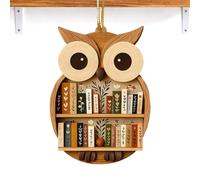 de estantería - Suministros de Madera de Animales para Vacaciones, de Libros de Animales, para niños, Adultos, Familiares, Amigos, árbol, cumpleaños, Halloween, Acción de Gracias, hogar