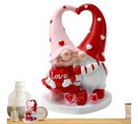 De Estatuilla De San Valentín - Escultura Pequeña De 3,5 X 2,4 X 4,8 Pulgadas, Modelo Artístico De Resina, Encantador Acento Navideño Con Exhibición De Romance De Temporada | Decoración Del Hoga