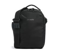 De estilo deportivo y sostenible, el bolso bandolera Pacsafe Tour está fabricado con poliéster reciclado repelente al agua, libre de PFC y PVC, reflejando un compromiso con la moda ecológica. Su diseñ