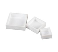 de evaporación cuadrado de PTFE, placa de Petri de laboratorio de 22mm de altura for concentración de muestras resistentes a químicos y altas temperaturas, 1 Uds.(OW/80mmxIW/70mm)