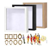 de exhibición de Fotos - Recuerdo de Silueta en Miniatura, Vitrina de Memoria 3D, Tira de luz incluida, Regalo de conmemoración de hito de , Regalo de jubilación, Trofeo de graduación,