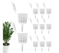 de fertilizantes con tapa | Paquete de 10 tazas de nutrición para plantar | Contenedores de compostaje al aire libre | Macetas de alimentación de plantas para orquídeas, flores, jardín y patio