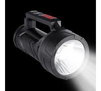 De Flash - Recargable, Linterna Lateral Superbrillante, Linterna De Mano Con Antorcha | Luz De Emergencia Al Aire Libre Para Senderismo Corte De Energía Picnic En La Playa Piscina Trabajo Viaje