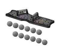 De Flexiones De Entrenamiento: Base De Entrenamiento Compacta, Kit De Ejercicio Plegable | Diseño Versátil Del Panel De Posición Del Brazo, Marco De Acondicionamiento Portátil Para La Parte Su