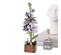 De Flor,Juego de Construcción de Flores | de Madera | para Niños, Decoración del Hogar, Relajación, Exposición en Estanterías y como Centro de Mesa