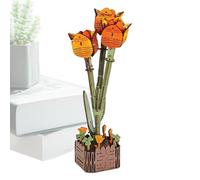 de flores- 3D Para La Construcción De Flores, rompecabezasJuguete Para Niños | Decoración De Estantes Para Niños, Centro De Mesa De Mesa Actividades De Diversión Para La