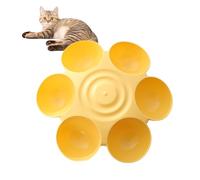 de flores 6 comidas - Alimentador duradero , interior con diseño de pétalos, accesorio de alimentación seguro | El en forma de flor para varios gatos promueve una mejor