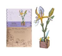 de Flores de Madera | Manualidad de Flores Creativa y Divertida | para Niños,para Decoración del Hogar, Manualidades, Relajación, Exhibición En El Estante Y Proyecto Familiar