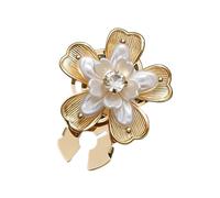 de Flores Joyería Elegante de Clip Desmontable | Gemelo de Camisa con Perla y Flor Para Mujer, Negocios, Cumpleaños, , Esmoquin, Traje, Vestido