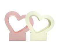 de flores - paquete de 5 bolsas de papel con arreglos florales frescos, cajas embalaje portátiles plegables, soporte para ramo en forma de corazón | Para niñas Esposa Novia Mamá San Vale