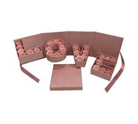 de flores vacía - Contenedor de caramelos DIY para carta | de embalaje para caramelos, para cumpleaños, solicitud de boda, de graduación, boda, reunión familiar