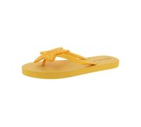 de fonseca Chanclas de mujer de PVC con corazón/estrella, plantilla y suela de EVA, chanclas de playa, amarillo, 36/37 EU