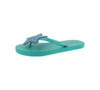 de fonseca Chanclas de mujer de PVC con corazón/estrella, plantilla y suela de EVA, chanclas de playa, verde agua, 38/39 EU