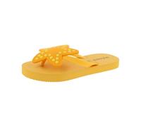 de fonseca Chanclas para niña de PVC con corazón/estrella, suela EVA Mixture, chanclas de playa, amarillo, 34/35 EU