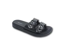 de fonseca Le Levantine - Chanclas de mujer de goma EVA - Sandalias de verano chic - Chanclas de verano - Ideal para el mar o la casa o la piscina, Negro , 39 EU
