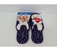 De Fonseca Zapatillas Roma Top I En Tejido Con Corazones, Mujer - AZUL (Blue)