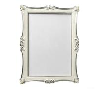 de Fotos Aleación de Zinc 4x6 Pulgadas para estilo para lujo(5 * 7 Inches) | Aleación de zinc duradera, acabado plateado para premium, minimalista elegante, incluye tarjeta de foto