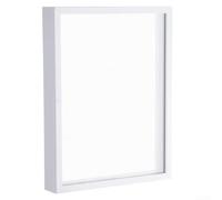 de Fotos para a4 para madera con 4 Divisiones DIY de Fotos(White) | para madera maciza, 4 compartimentos, kit completo pinturas, pincel, borrador, para fácil montaje
