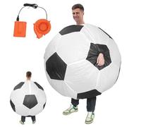 de fútbol inflable - para adultos, atuendo de carnaval | de porristas divertidos, uniforme de fútbol inflable, traje de chub para la víspera de Año Nuevo, aparición en el escen