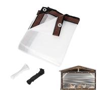 De Gallinero para El Invierno - Sombra Aislada | Impermeable Transparente con Bordes Reforzados | para Jardinería, Invierno, Cobertizo, Patio, Techo, Exterior, Habitación,