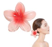 de garra de pelo de flores, de hawaiano | Grande para regalos navideños, accesorios coloridos grueso, damas, mujeres y niñas hawaianas -, gran delgado