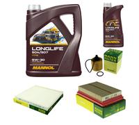 Mannol 7715 SAE 5W-30 Longlife Aceite VW 504.00/507.00 ,MB 229.51 ,4x1 de Litro