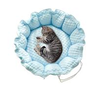 de Gatito de Calabaza, de Mascota Estilo Calabaza - Estera para Dormir para Mascotas, Perros y Gatos - con cordón Ajustable, caseta para Mascotas de Dos propósitos, sensación Fresca par