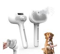 de Gato con Vapor, Peinador de Cabello con Aerosol para Mascotas, Conceptos Básicos Peludos Aseo para Perro, 3 En 1 Cepillos de Masaje con Mango, de Gato de Vapor de Mascot