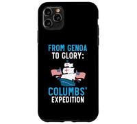 De Génova a la gloria: Expedición de Colón Día de Colón Carcasa para iPhone 11 Pro Max