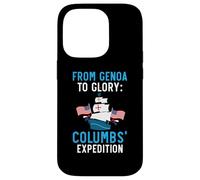 De Génova a la gloria: Expedición de Colón Día de Colón Carcasa para iPhone 14 Pro