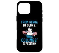 De Génova a la gloria: Expedición de Colón Día de Colón Carcasa para iPhone 16 Pro Max