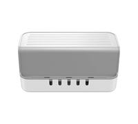 de gestión de Cables - 12,2 Pulgadas práctica de Cables | Organizador de gestión de Cables ABS - Diseño Elegante y Duradero para el hogar y la Oficina