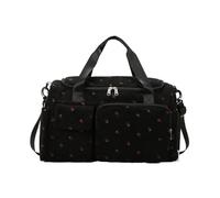 de gimnasia, amplia capacidad deportiva, zapatos compartment Design, Wet and Dry Separation, Oxford Cloth Material, Perfect for Swimming, Yoga, Beach, and Gym for Women, Girls, Negro , Se