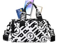 de Gimnasio pequeña para Mujer: 24 x 16 x 16 cm, de Viaje Multifuncional para Fitness, diseño de Nailon Ligero e Impermeable, Estilo Compacto para Llevar al Hombro, Almacenamiento Elegante