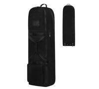 de Golf de Viaje Accesorio, Porta Palos antidesgaste con Ruedas integradas, Plegable e Impermeable para Transporte Playa avión Hombre Mujer Entrenamiento al Aire Libre