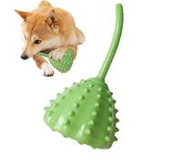 de golosinas para perros, dispensador de alimentación lenta, suministros duraderos para mascotas con diseño de cepillo de dientes masticables para promover la alimentación lenta, reducir el