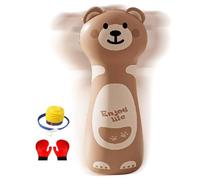 de Golpe Inflable para,Equipo de Boxeo Inflable 119 cm con Guantes y Bomba | de Golpe Inflado para | para Entrenamiento Al Aire Ejercicio Deporte Entretenimiento