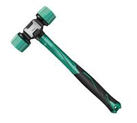 de goma - Amortiguador de doble cara, Herramientas de cabeza de goma negro | Cómodo agarre agarre Camping Stake -conductor, Solución de Impacto Accesorios de Carpintería, Precisión -out