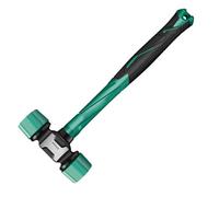 de goma - Amortiguador de doble cara, Herramientas de cabeza de goma negro | Cómodo agarre agarre Camping Stake -conductor, Solución de Impacto Accesorios de Carpintería, Precisión -out
