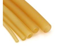 de goma, Tamaños múltiples amarillos de las mangueras goma del látex 1M for el modelo la atención sanitaria(1M X Id 8mm X Od 12mm)