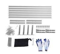 de guía de riel para motosierra, juego de aserradero portátil de aleación de litio y aluminio de 2,7 metros para carpintería, fresado y corte recto, carpinteros y carpinteros