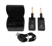 de Guitarra Inalámbrico WP-8, Receptor Transmisor de Guitarra Inalámbrico Recargable de 4 Canales de 2,4 GHz con Caja de Carga para Teclado de bajo Eléctrico Tambor de Violín