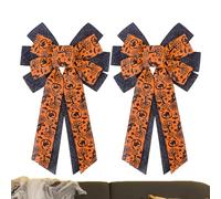 de Halloween, de otoño para Coronas | 2X Gran Copa de árbol de Halloween,Adorno de Corona Fantasma de telaraña de Calabaza, 18,9 X 9,84 Pulgadas, Suministros para Fiestas de Halloween