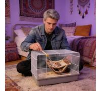 de hamac pour Hamster - 7,87 poucesHamac pour animaux de compagnie | Nid Confortable pour Petits animaux - Espace de jeu Chaud pour Dormir, pour Hamsters, Chinchillas, gerbilles, utilización en