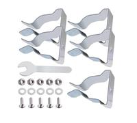 De Hardware Para Cubiertas Pozos Ventanas Clip Resorte Salida Reemplazo Duradero Cubierta Pozo Ventana 5 Uds.