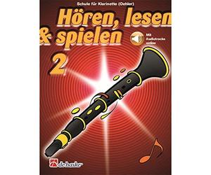 De Haske Escuchar, leer, jugar, Volumen 2 Clarinete (Oehler) - Escuela de instrumentos de viento de madera