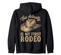 De Hecho, Este es mi Primer Fan de Rodeo Funny Cowboy Sudadera con Capucha